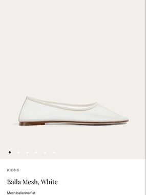NIB Dear Frances Balla Mesh White 38